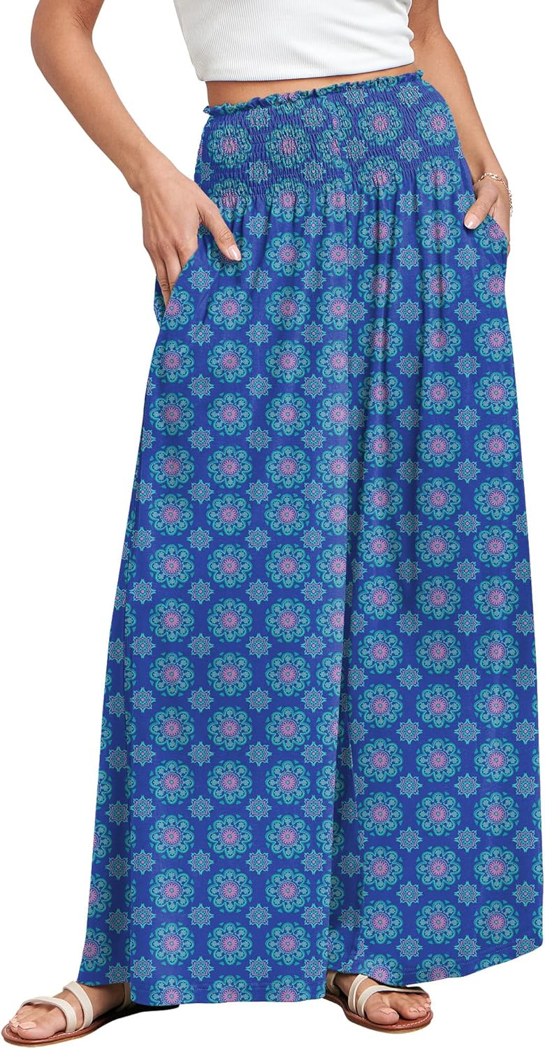Chic Women Palazzo Pants for Summer Boho Style and Comfort