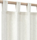 Sheer Linen Blend Curtains 96 in Panels - Light Filtering Elegance
