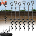 Phopich 18in Long Ground Anchor Kit - Heavy Duty Hold for Outdoors