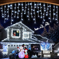 99ft 1216LED Icicle Lights for Outside - Bright Waterproof Holiday