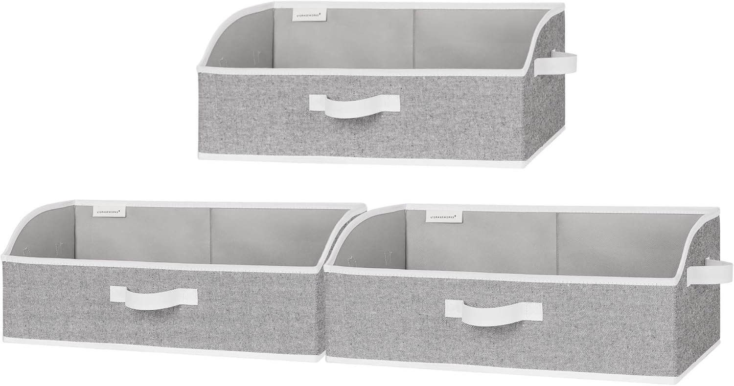 StorageWorks Closet Storage Bins for Easy Organization and Style
