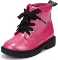 PANDANINJIA Christina Kids Short Ankle Boots - Sparkly Waterproof warm