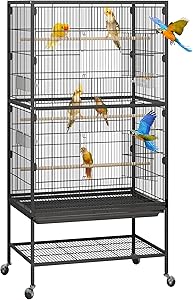 YINTATECH 52-inch Bird Cage for Parakeets and Parrots
