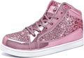 IGxx Glitter White High Top Casual Sequin Sneakers - Sparkly Fashion
