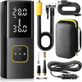 Portable Tire Inflator 150PSI Cordless Air Compressor - Fast, Pocket