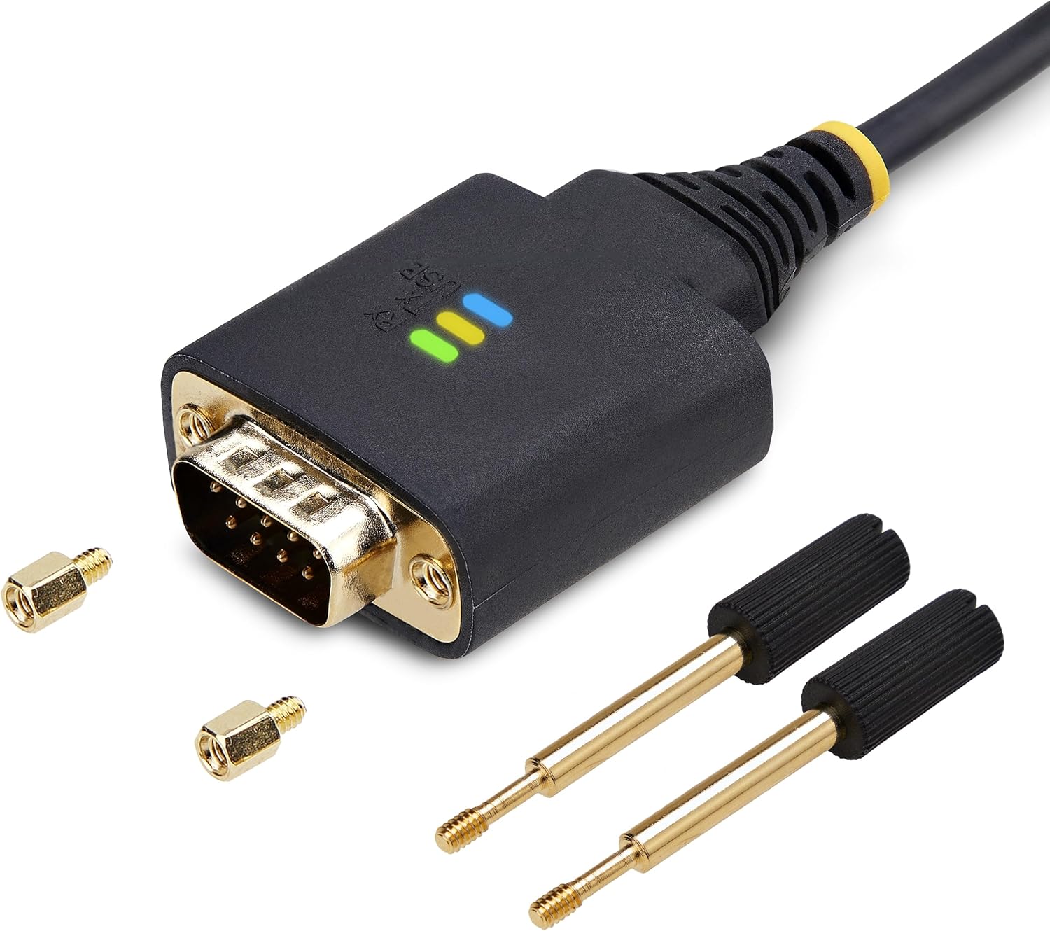 StarTech 3ft USB to Serial Adapter Cable with COM Retention