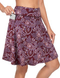 KORALHY Women's 20ft Knee Length Skort - Comfortable Athletic Style