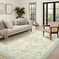 GENIMO 6x9 Area Rug for Living Room - Machine Washable Vintage Style