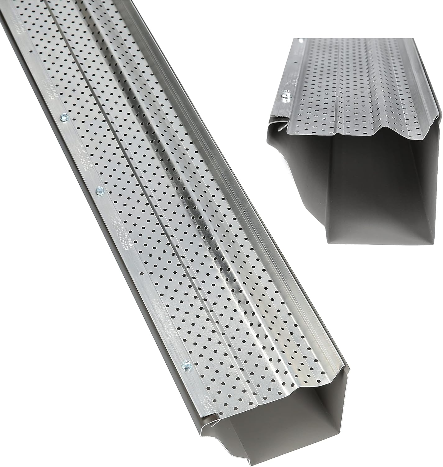 A-M Gutter Guard Heavy Duty Aluminum Leaf Protection for 5-6 in