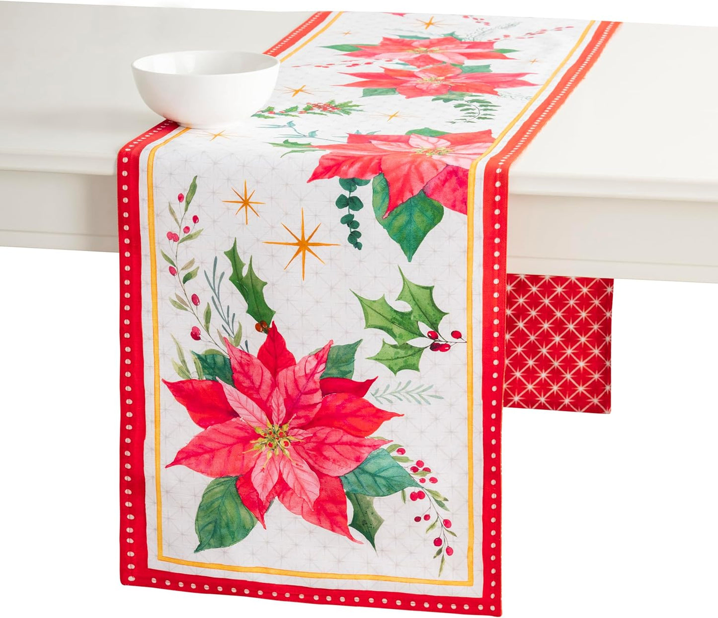 Maison d' Hermine 108 inch Cotton Table Runner for Holidays