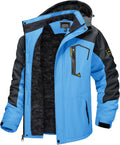 TACVASEN Men's Winter Skiing Jacket with Hood - Warm Insulated Parka