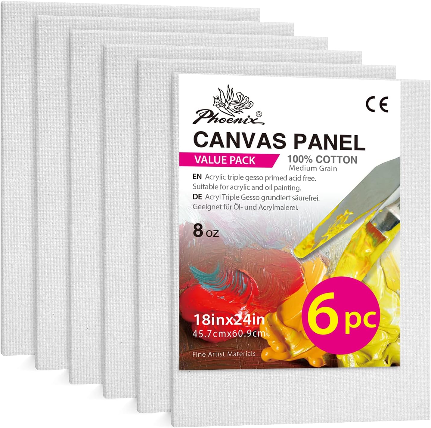 PHOENIX Large Painting Canvas Panels - Perfect for Artists