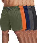 5 Pack Gym Shorts for Men 7 in Inseam - Breathable Dry Fit Workout you