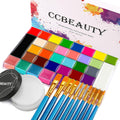 CCbeauty 36 Colors Face Body Paint Oil Based Palette - Vibrant Creme