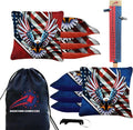 USA-Made Cornhole Bags Set of 8 for Serious Tournament Players