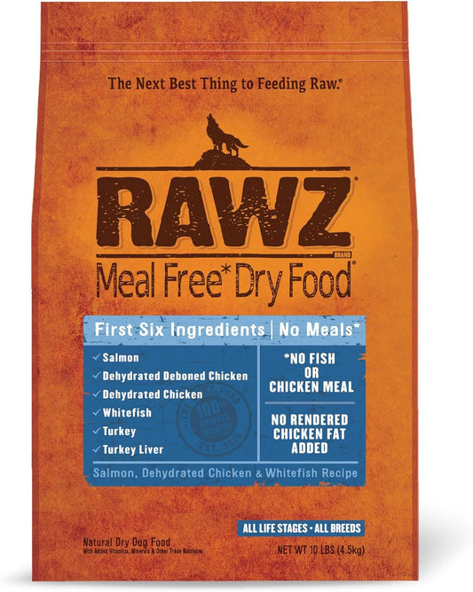 Rawz Meal Free Dry Dog Food with Chicken, Salmon & Whitefish