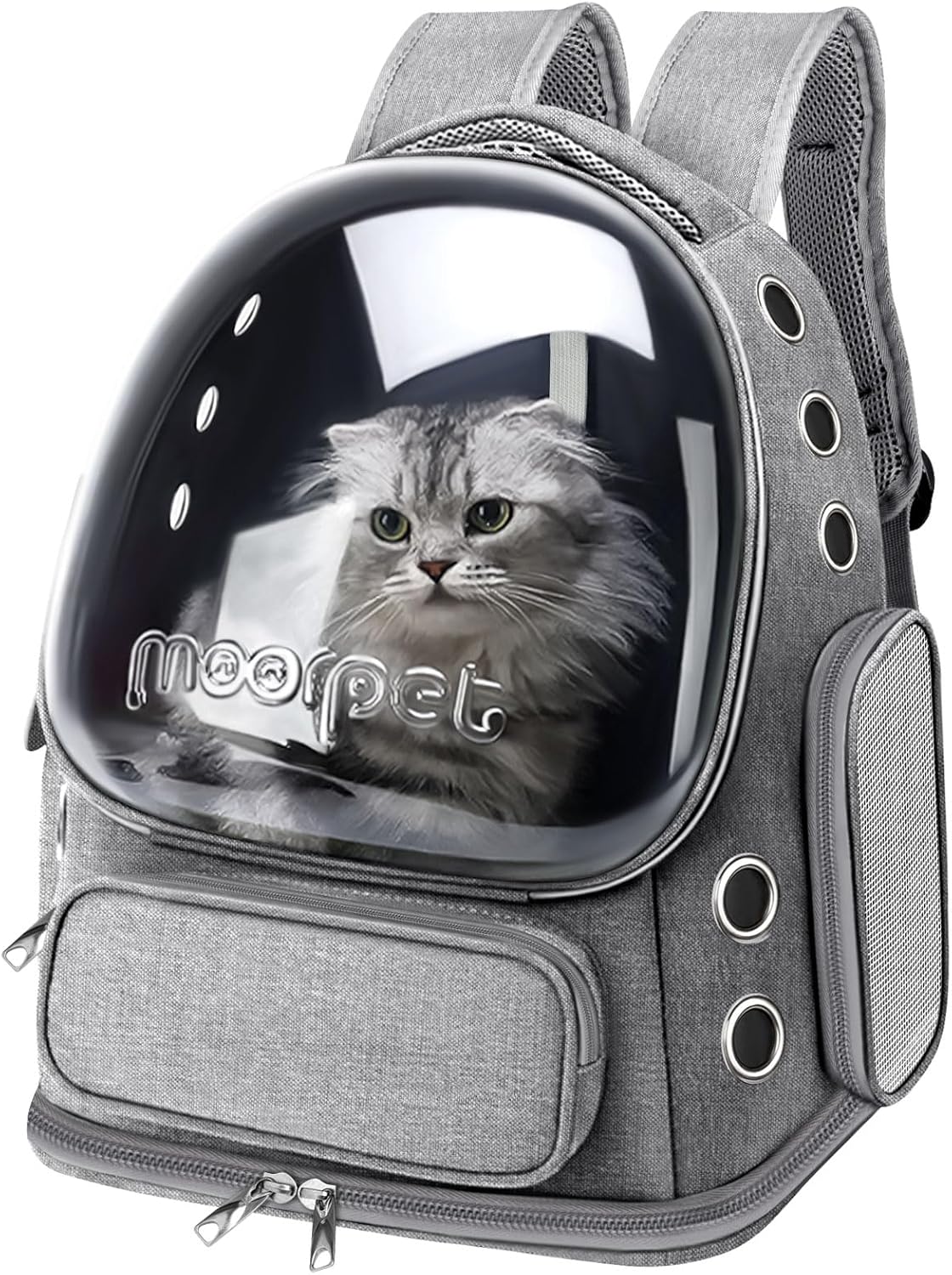 Breathable Cat Backpack Carrier with Bubble Window for Travel