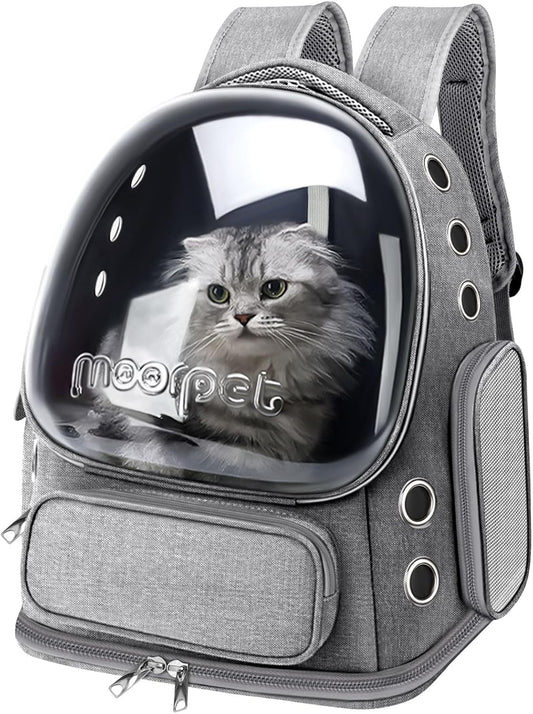 Breathable Cat Backpack Carrier with Bubble Window for Travel