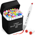 Caliart Alcohol Markers Brush Tip Set for Artists and Illustrators
