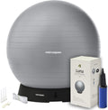Luna Exercise Ball with Base & Pump - Anti-Burst Stability Ball