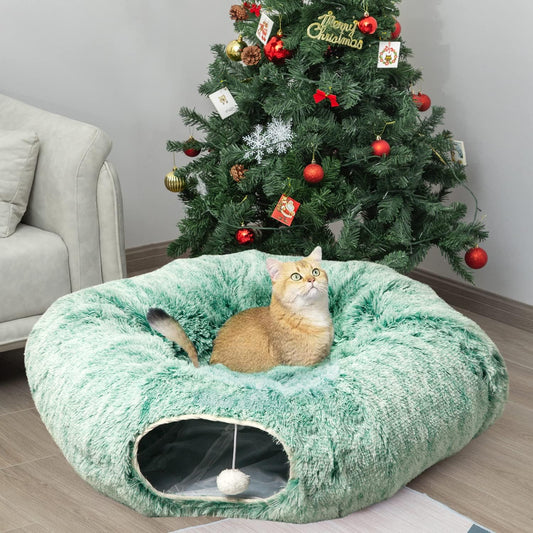 AUOON Cat Tunnel Bed - Versatile Play and Rest for Cats