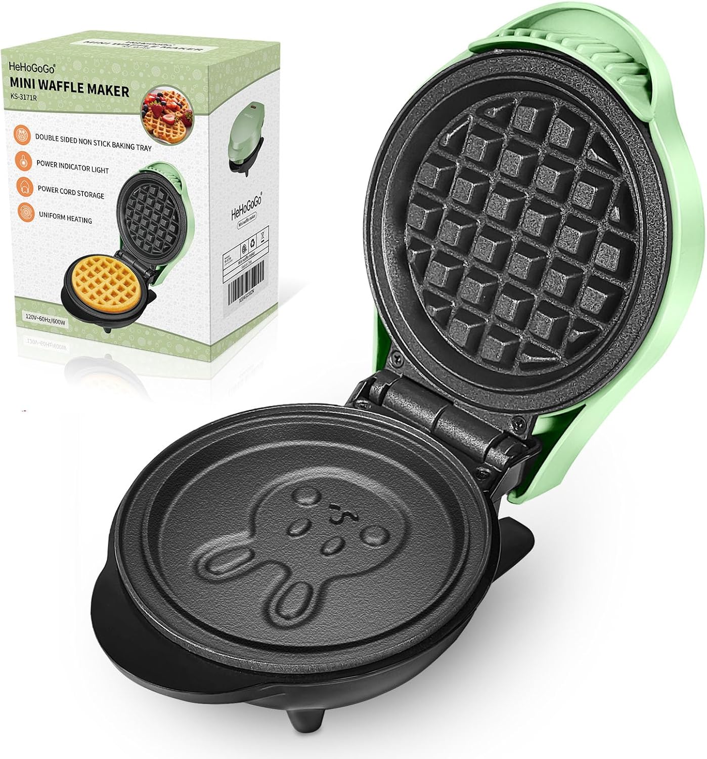 HeHoGoGo Mini Waffle Maker: Fun for Kids!