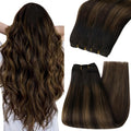 YoungSee 18 in Weft Hair Extensions Balayage - Natural Volume Boost