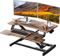 Standing Desk Converter 32 in - Height Adjustable Sit Stand