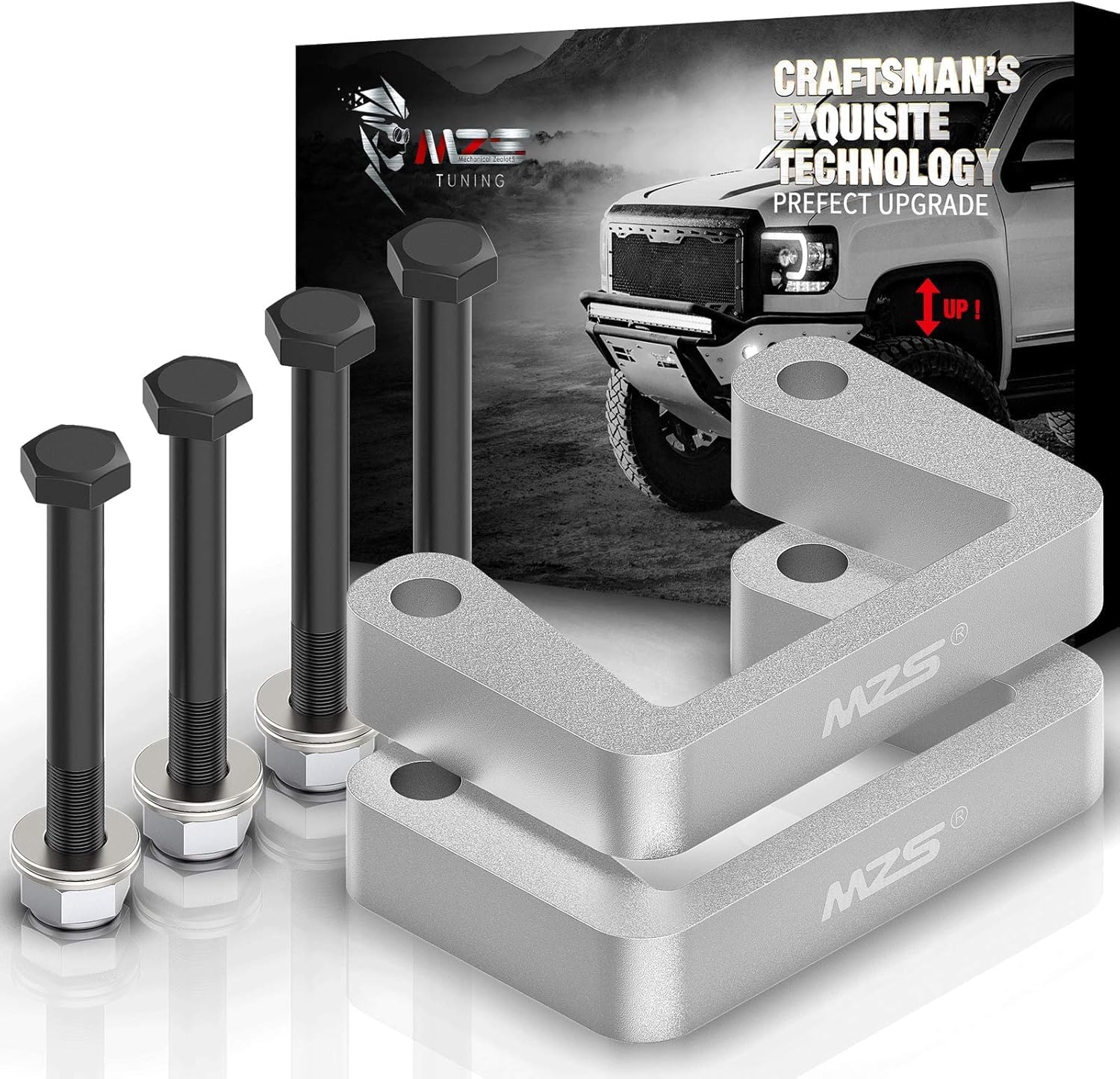MZS 2in Front Leveling Kit for 2007-2025 Tahoe Silverado