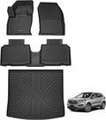 Floor Mats for Ford Edge 2015-2024 Custom Fit TPE All-Weather Liners