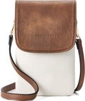 BOSTANTEN Vegan Leather Small Crossbody Bag for Women - Hands-Free