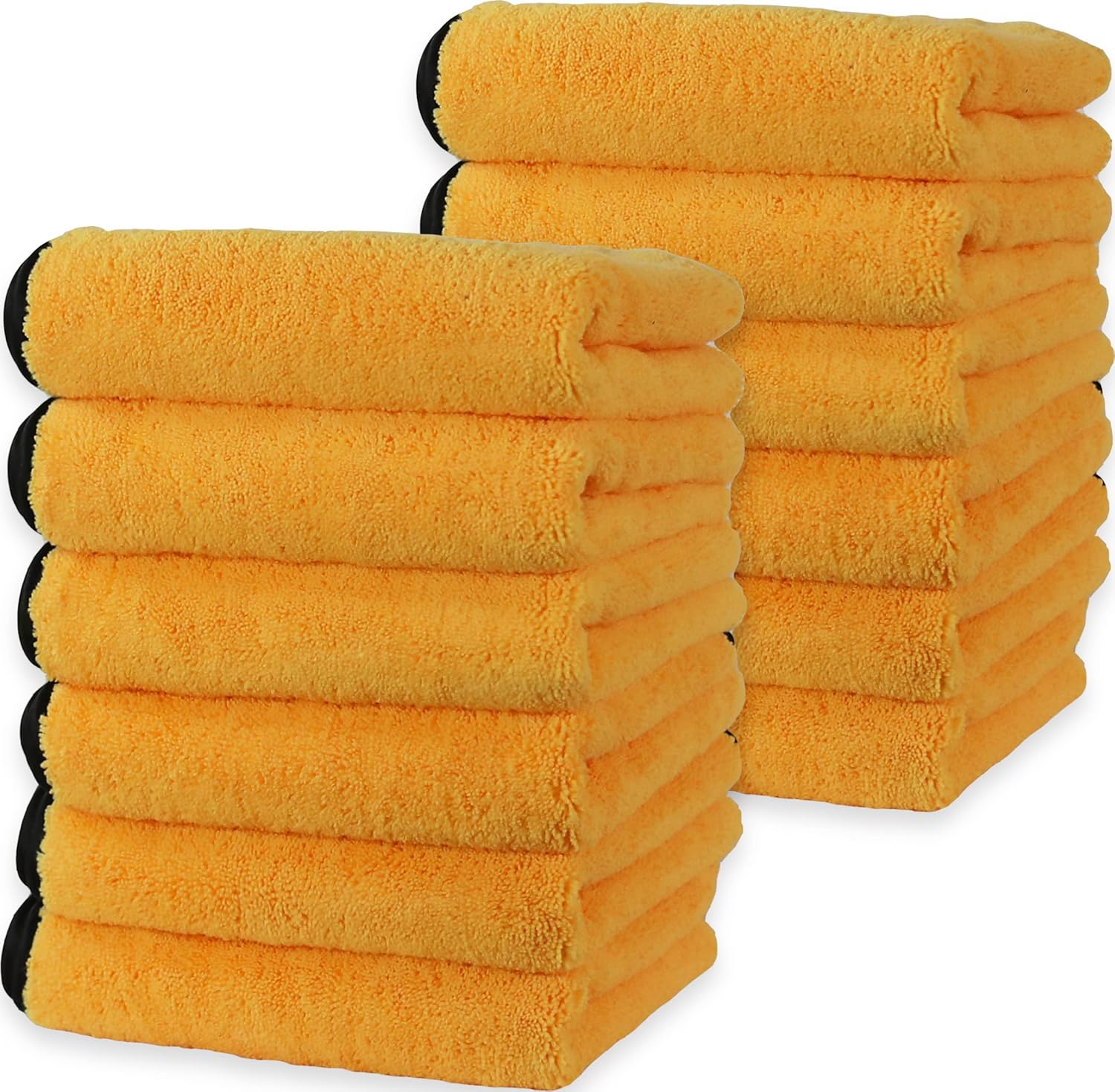 12-Pack 440 GSM Microfiber Car Towels: Simple Houseware Shine!