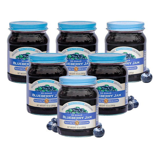 Nature's Hollow Blueberry Jam: Sugar Free, Low Cal, Keto Friendly
