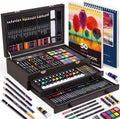 175 Piece Deluxe Art Set with Wooden Case - Complete Paint & Drawing