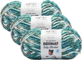 Bernat Baby Blanket Lagoon Yarn 3 Pack - Soft Chenille Baby Yarn