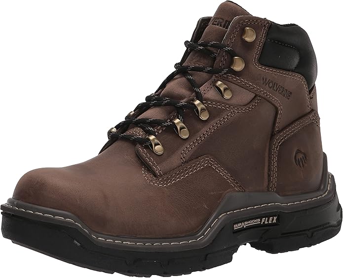 WOLVERINE Men's Raider DuraShocks 6 Inch Composite Toe Boot Review