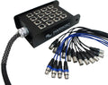 16 Channel XLR Snake Cable Box 100 ft - Pro Stage Audio