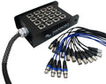 Harmony Audio HA-SB1650 Pro Stage XLR Snake Cable Box 16 Channel - 50