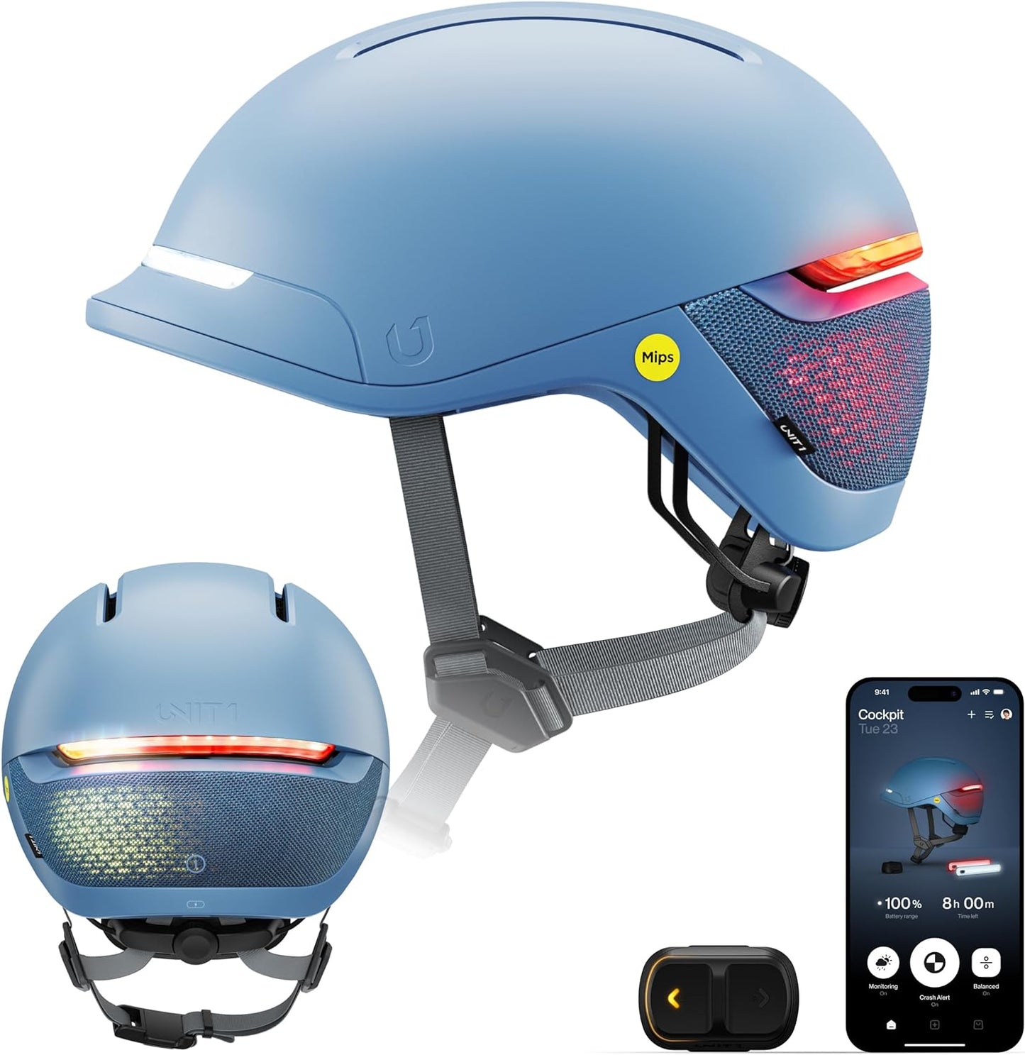 Smart Helmet with MIPS & Crash Alert