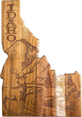 Idaho State Shaped Cutting Board and Charcuterie Tray - Decorative