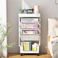 Desk Organizers and Accessories 5-Tier File Holder - Rolling Desktop