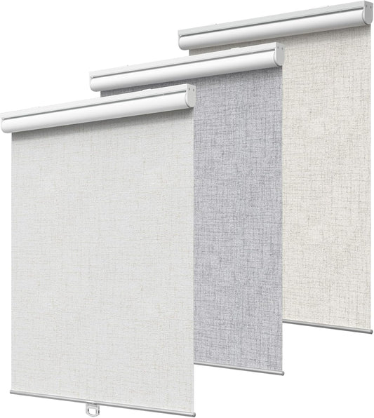 GENIMO 100% Blackout Roller Window Shades for Home & Office