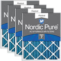 Nordic Pure 14x25x1 Pleated MERV 7 Air Filters 4 Pack - Reliable Dust