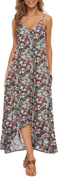 LILBETTER Women's V-Neck Polka Dot Maxi Dress for Stylish Summer Wear