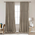 StangH Velvet Curtains for Sliding Door Extra Wide - Thermal Privacy