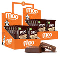 Moo Chocolates Dark Chocolate Mini Bars with Roasted Almond & Sea Salt
