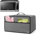 Luxja Dust Cover for Microwave Oven - Gray Protective Cover
