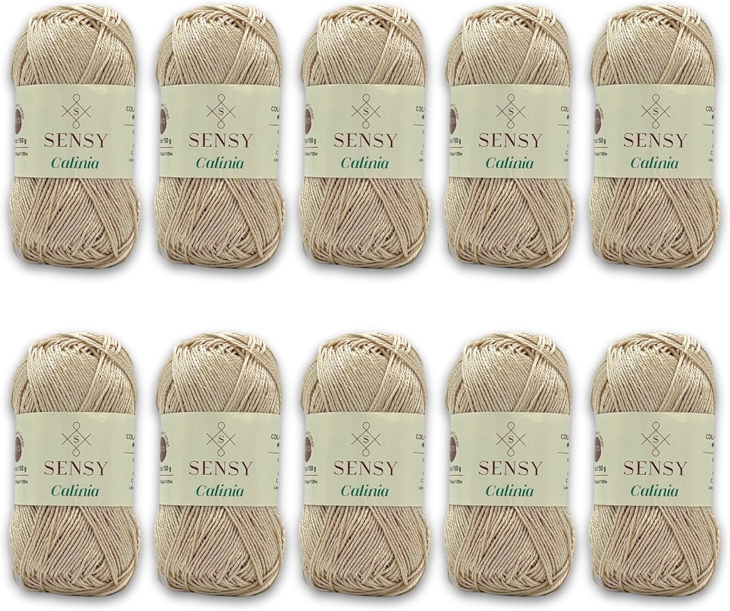 10 Skeins of Sensy Calinia Yarn for Amigurumi Projects