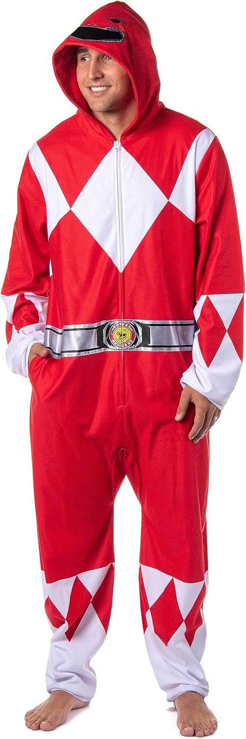 Power Rangers Costume Union Suit Pajama Outfit for All Fans