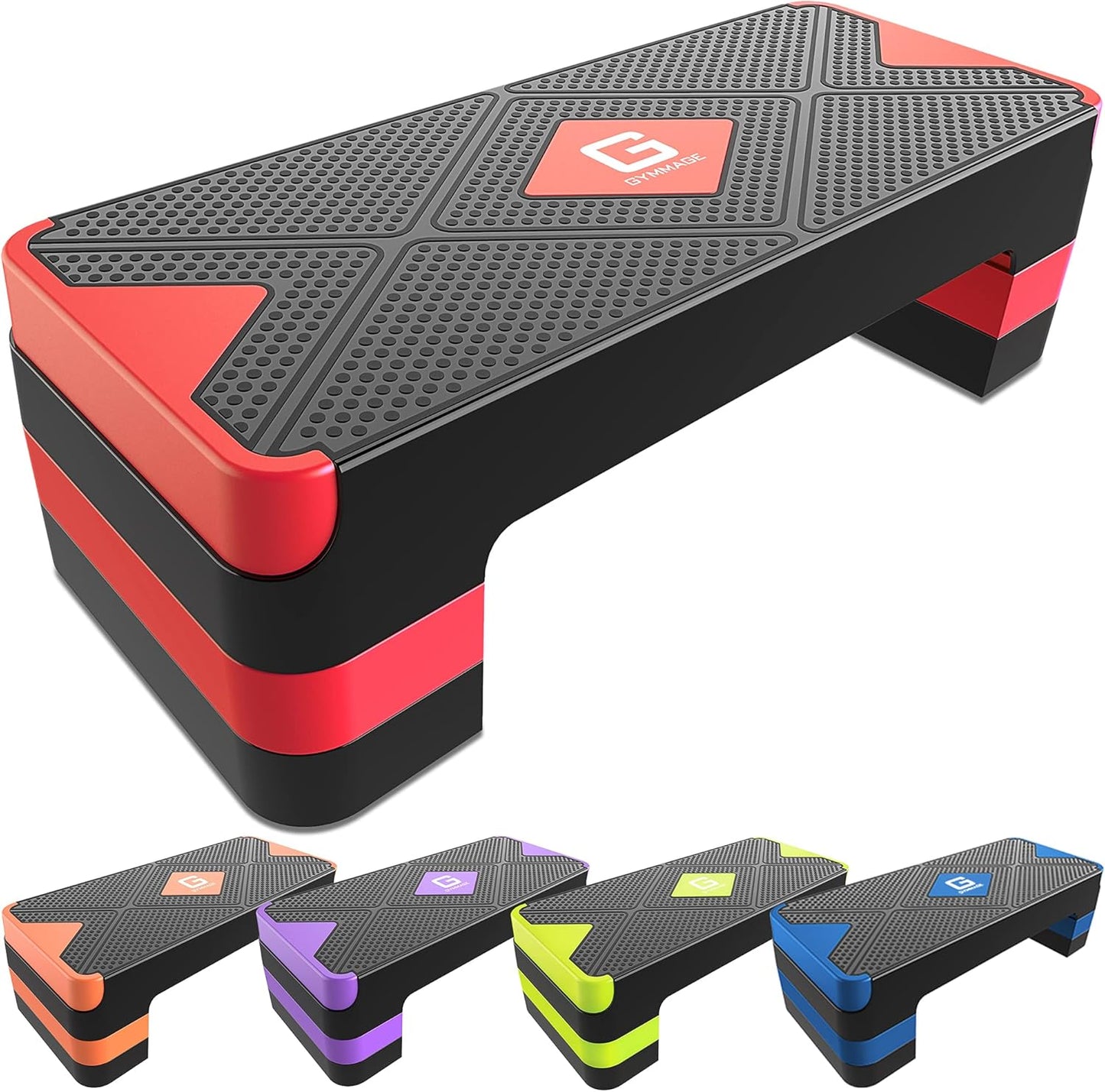Adjustable Aerobic Stepper for Home Gym Cardio Fitness Workouts